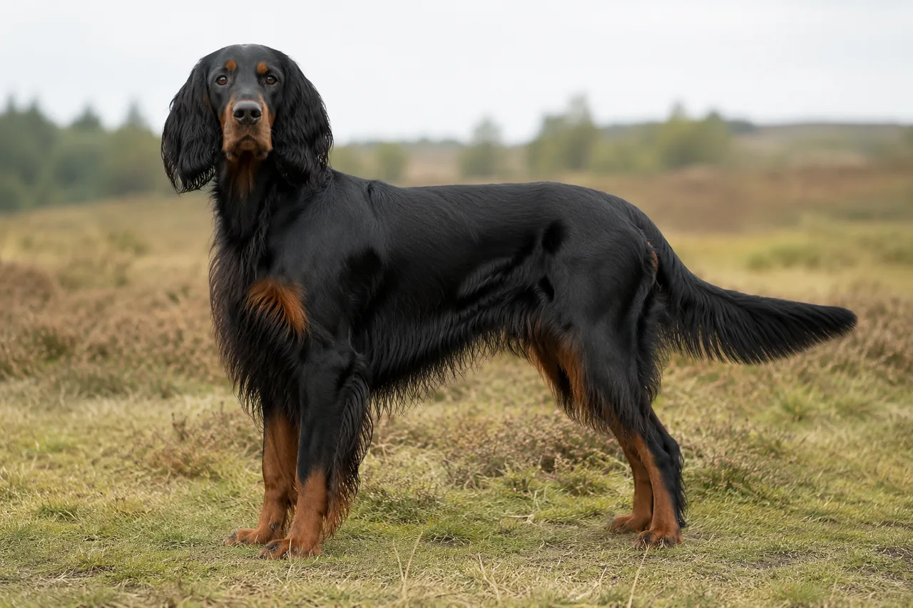 Шотландский сеттер (гордон), полный рост